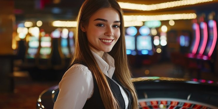 Pemain menikmati streaming live casino dan sports betting pada mamabet88